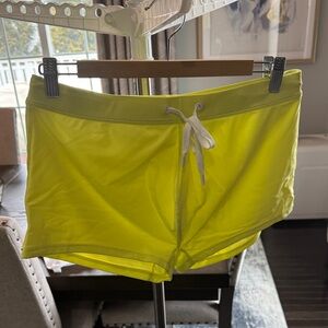 2xist Neon Yellow Swim Board Shorts